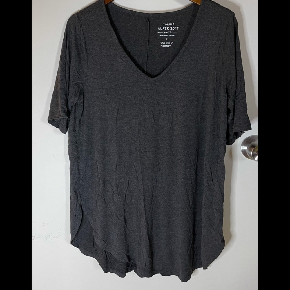 TORRID Grey Shirt Size 2 plus size